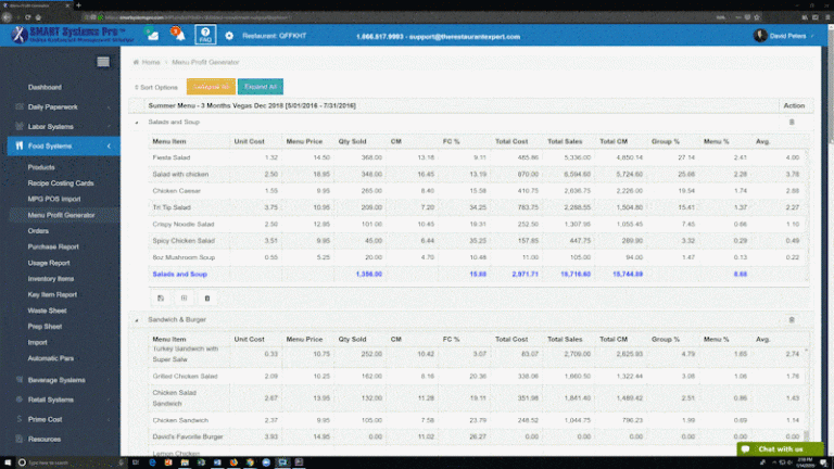 Use Menu Costing Software for Maximum Menu Profits - Restaurant Systems ...